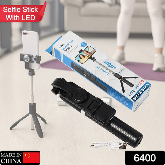 Bluetooth Selfie Stick, Portable Phone Tripod Stand for Mobile. - Springkart
