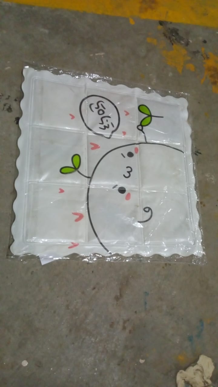 Ice Pad Cartoon Cute Summer Gel Cooling Office Cushion (35×35 CM / 1 Pc) - Springkart