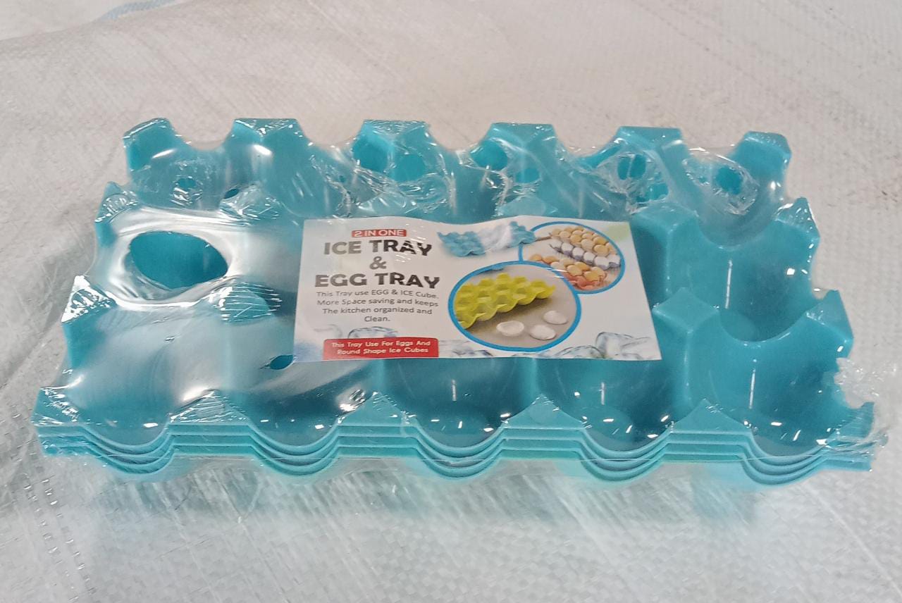 15 Cavity Plastic Egg Tray Egg Trays for Storage with 15 Eggs Holder (4 Pc Set) - Springkart