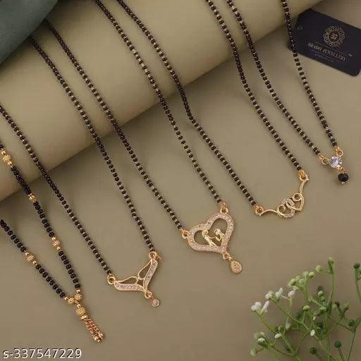 Blackstone Shimmering beautiful mangalsutra combo for women - Springkart