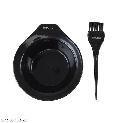 Professional Use Hair Coloring Dyeing Kit Brush with Bowl (Black) - Springkart