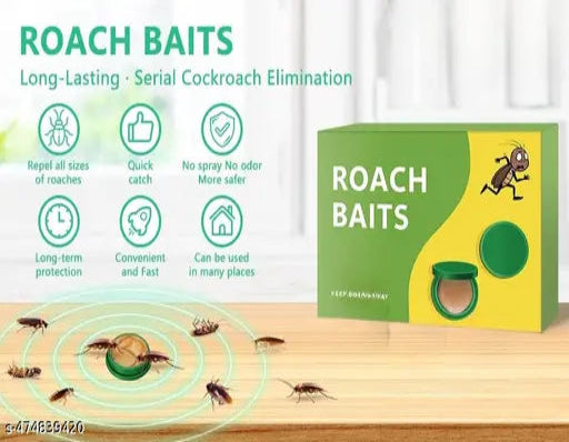 Cockroach Killer Roach Gel- Long-Lasting Pest Control for Home, Kitchen & Office Pack of 6 Pcs - Springkart