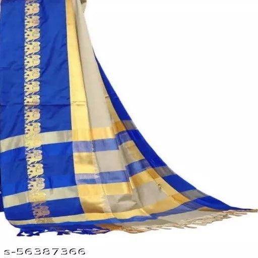 Hathi Design Cotton Silk Saree Enugu Saree Anugu - Springkart