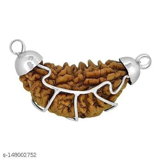 1 Mukhi Original Rudraksha Ek Mukhi Rudraksh Original rudraksh Silver Pendant Locket for men - Springkart