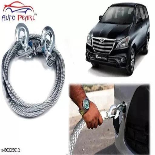 Car Auto Full Steel Towing Tow Cable Rope 2000kgs 6mm Heavy Duty 4Mtr - Springkart