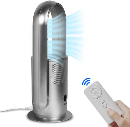 AGARO Regal Air Purifier With Bladeless Fan,True HEPA and UV Sterilization filters Portable Room Air Purifier (White)