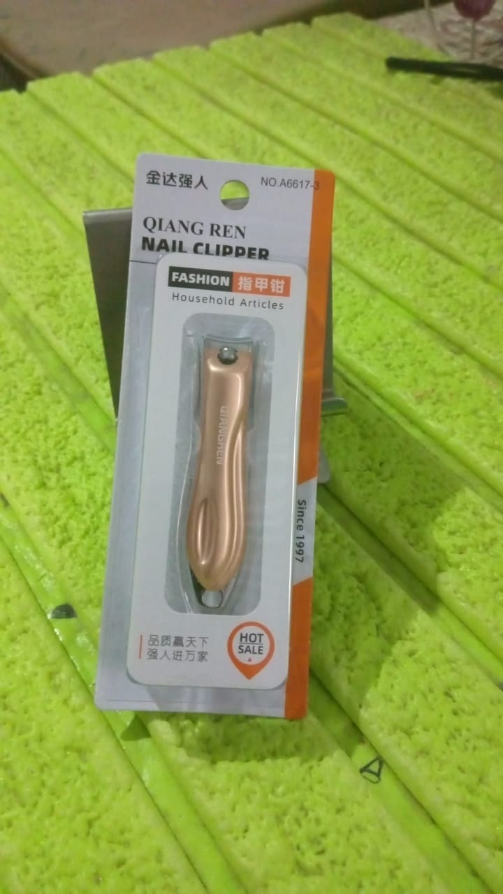 Stainless Steel Folding Portable Large Nail Clippers with Nail File (1 Pc) - Springkart