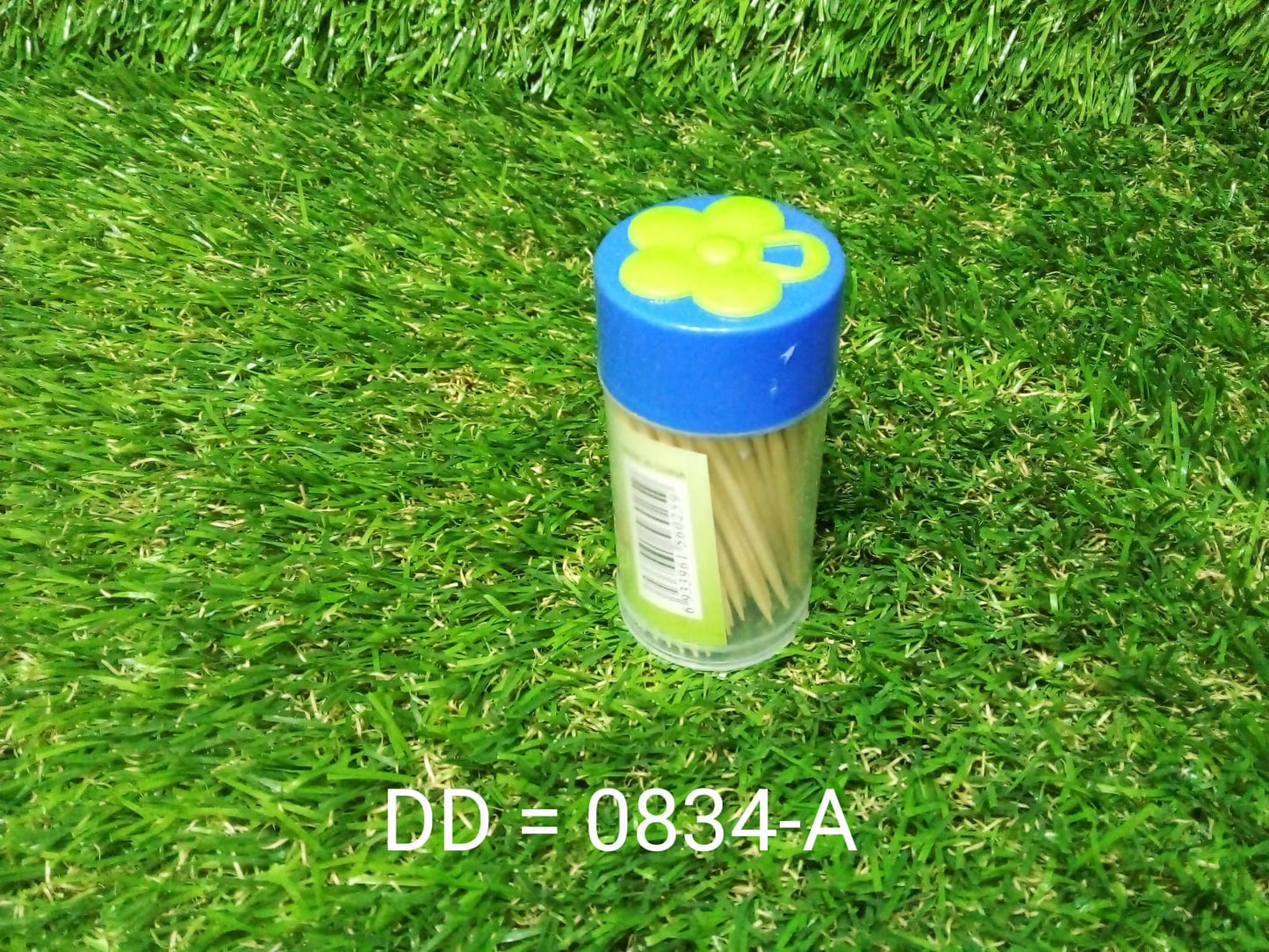 Wood Double Sided Toothpicks with Clear Plastic Storage Box - Springkart