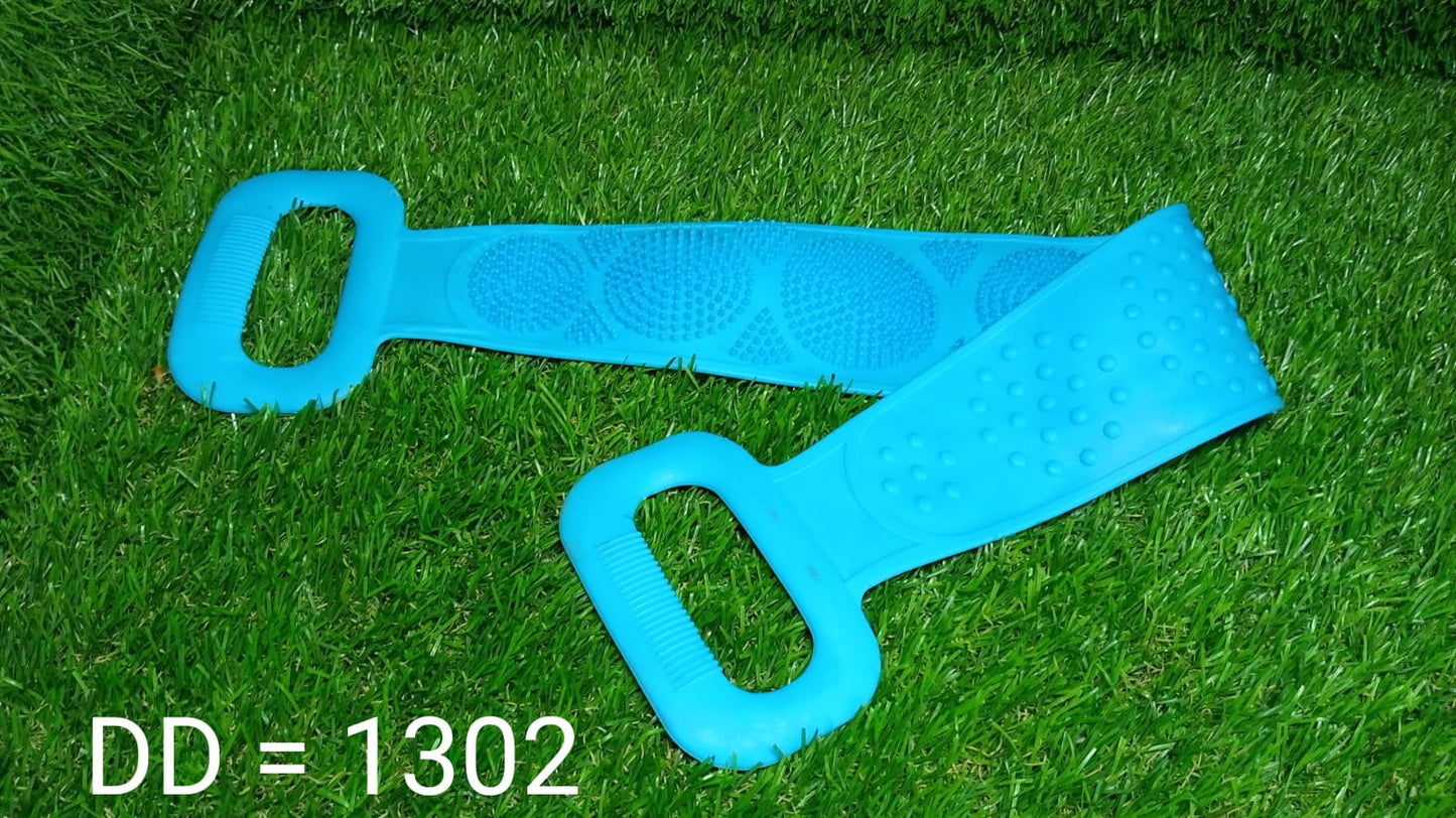 Silicone Body Back Scrubber Double Side Bathing Brush for Skin Deep Cleaning - Springkart