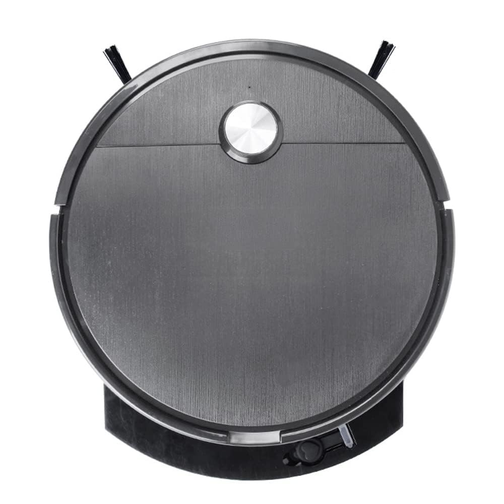 AlL-In-oNe fLoOr cLeAnInG RoBoT, pOwErFuL SuCtIoN & DuAl sIdE BrUsHeS, fOr hArDwOoD AnD TiLe – bLaCk