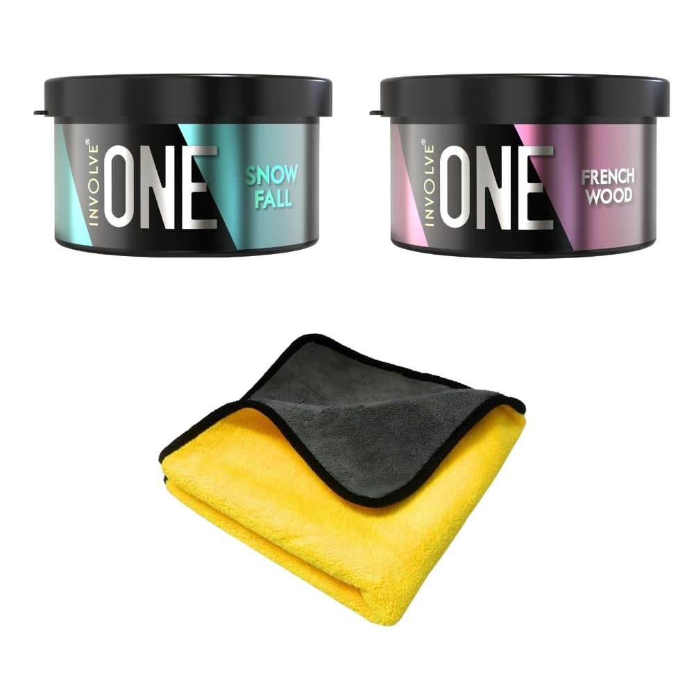 Involve Your Senses One Musk Organic Car Perfume, Involve Your Senses Strong Fiber Air Freshener to Freshen'up Your Car - IONE01-40 g,Car Accessories interior car perfumes and fresheners