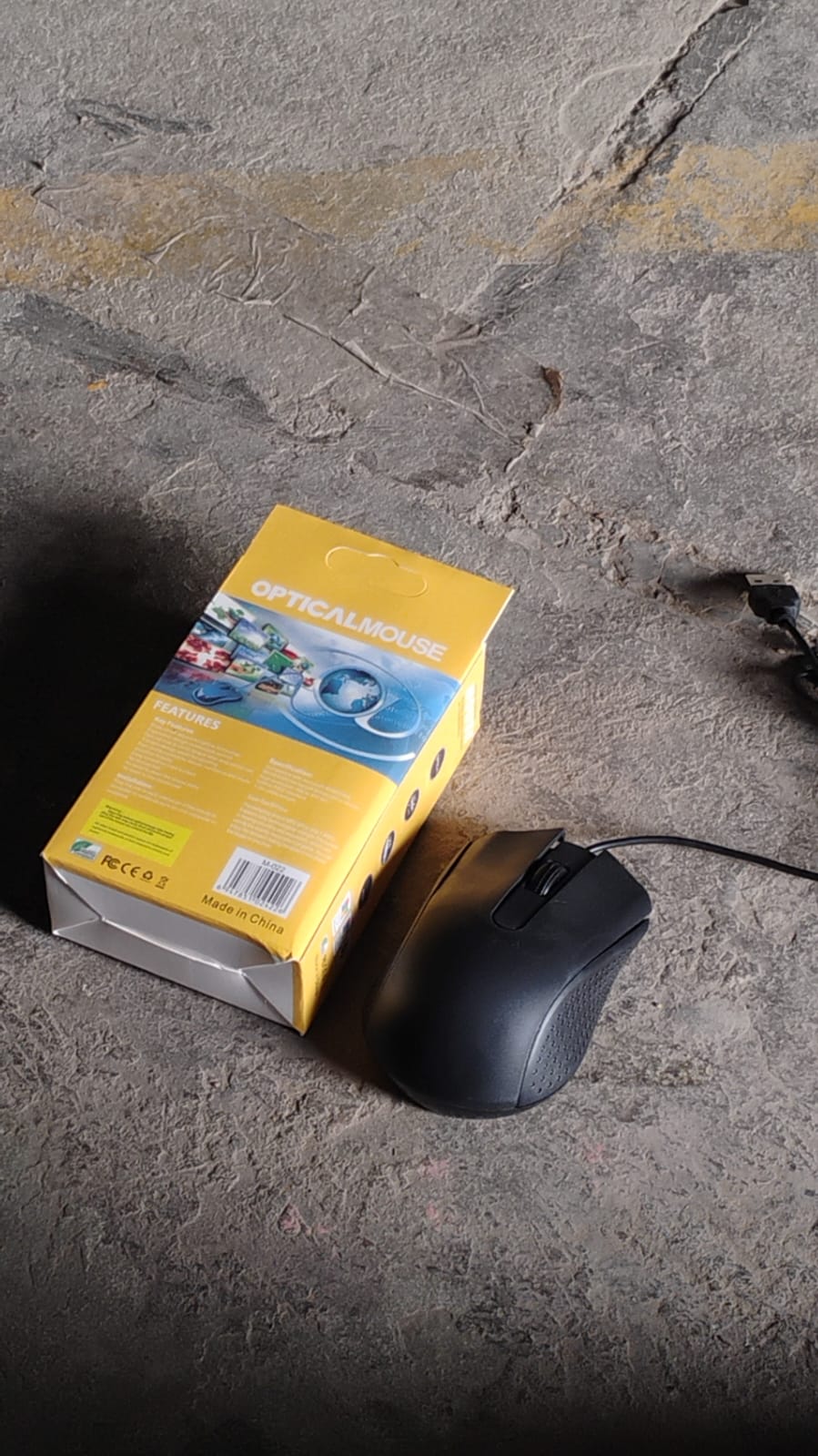 Computer / Laptop Wired Optical Mouse, M-022 (1 Pc) - Springkart