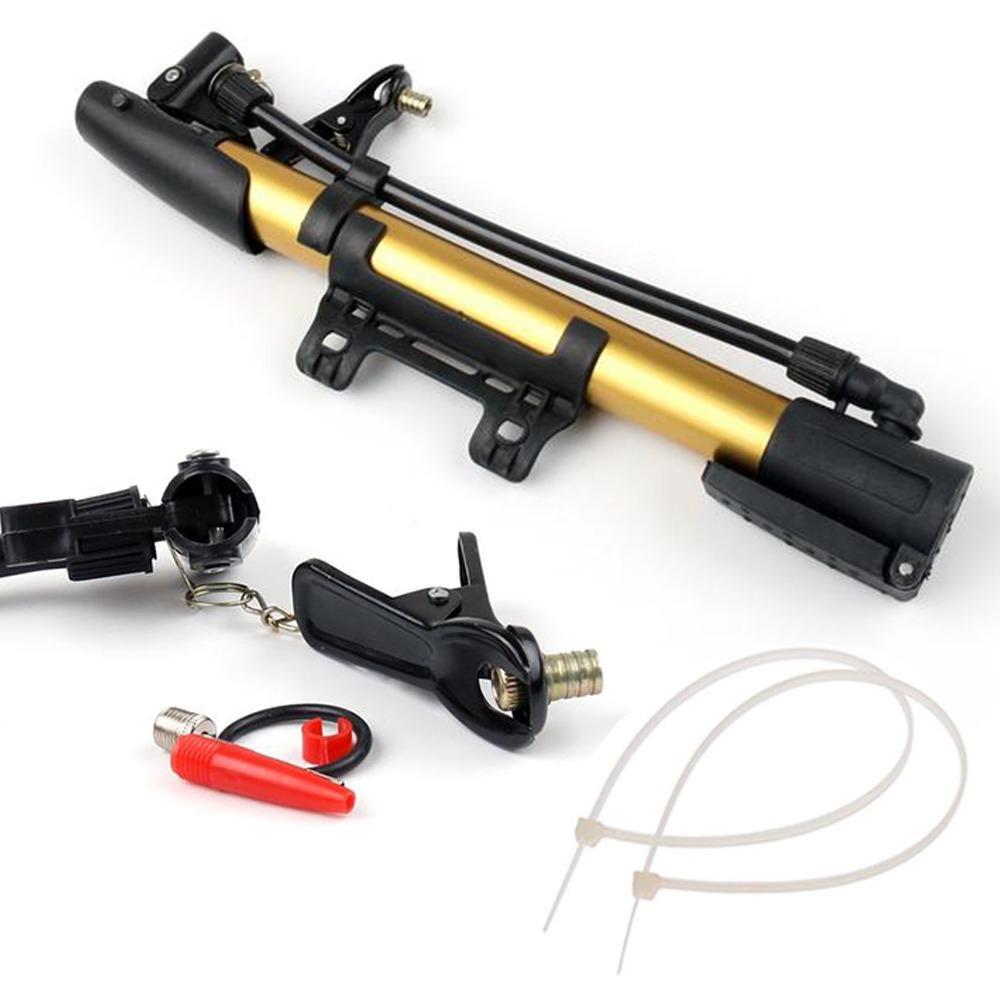 544 Aluminum Mini Bicycle Air Pump (Multicolor) - Springkart