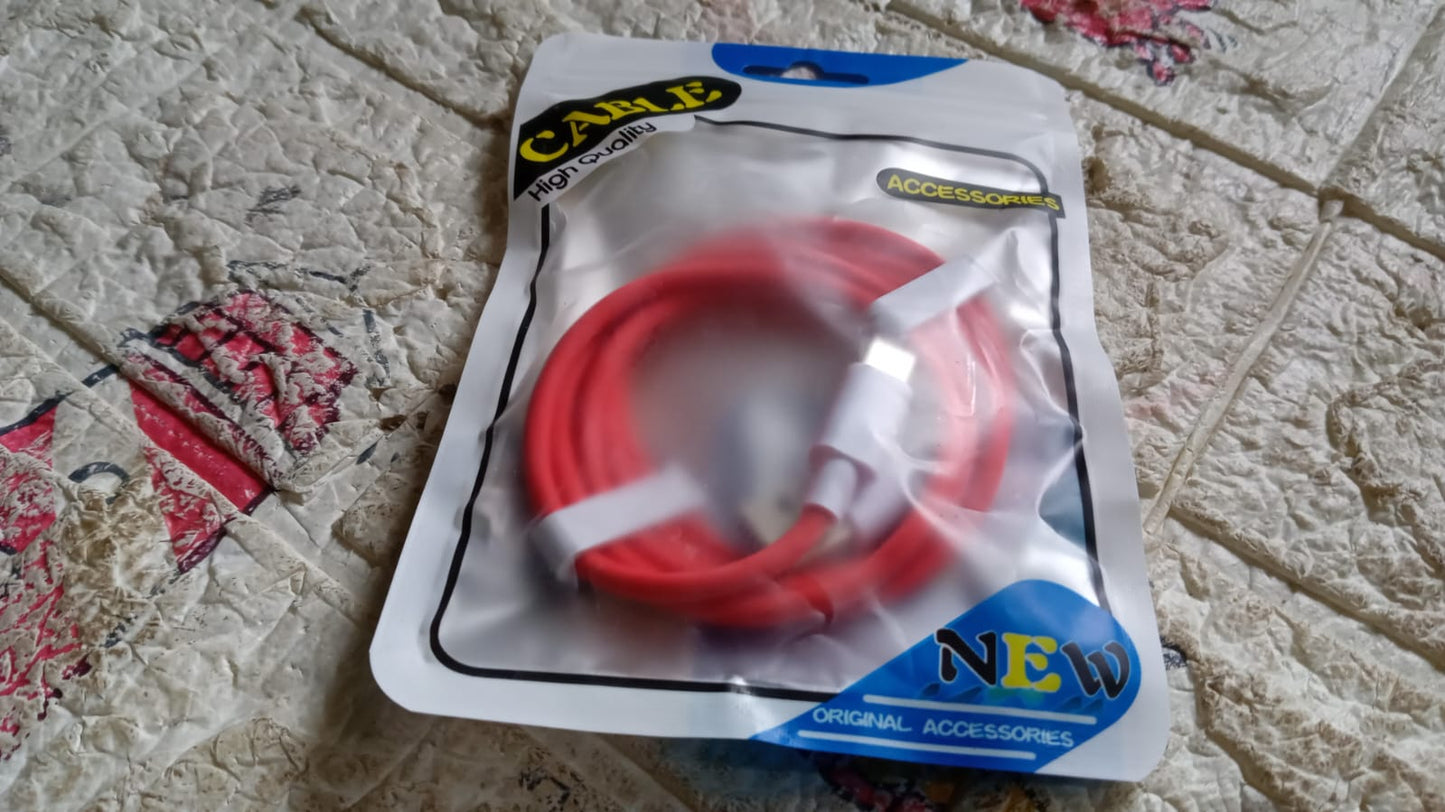 Unique Type C Dash Charging USB Data Cable | Fast Charging Cable | Data Transfer Cable For All C Type Mobile Use - Springkart