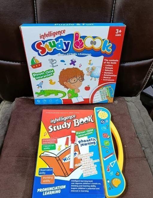 Phonetic Educational ABC 123 Learning Book with Sound - Multicolor - Springkart