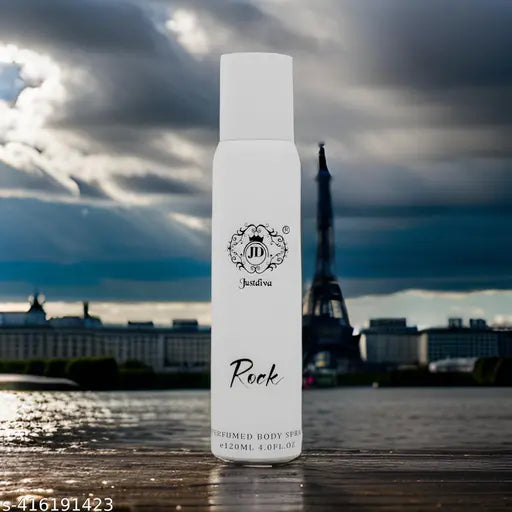 Just Diva Long Lasting No Gas Deodorants Combo Pack for Men And Women - Rock & Ashby Body Spray (Pack of 2, 120ml Each)