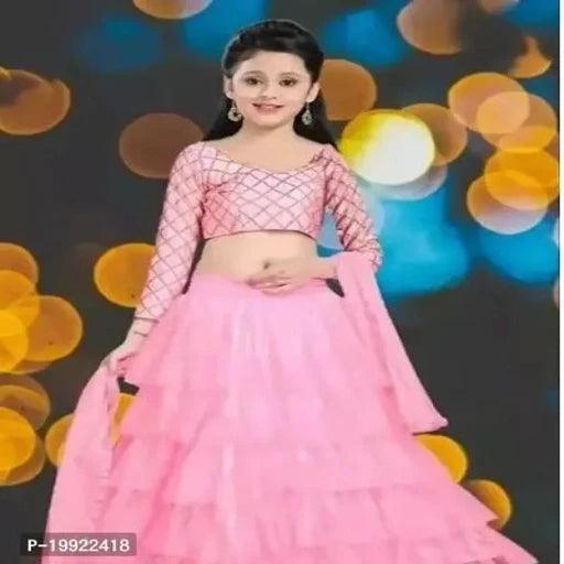 Elegant Net Lehenga Cholis For Girls - Springkart