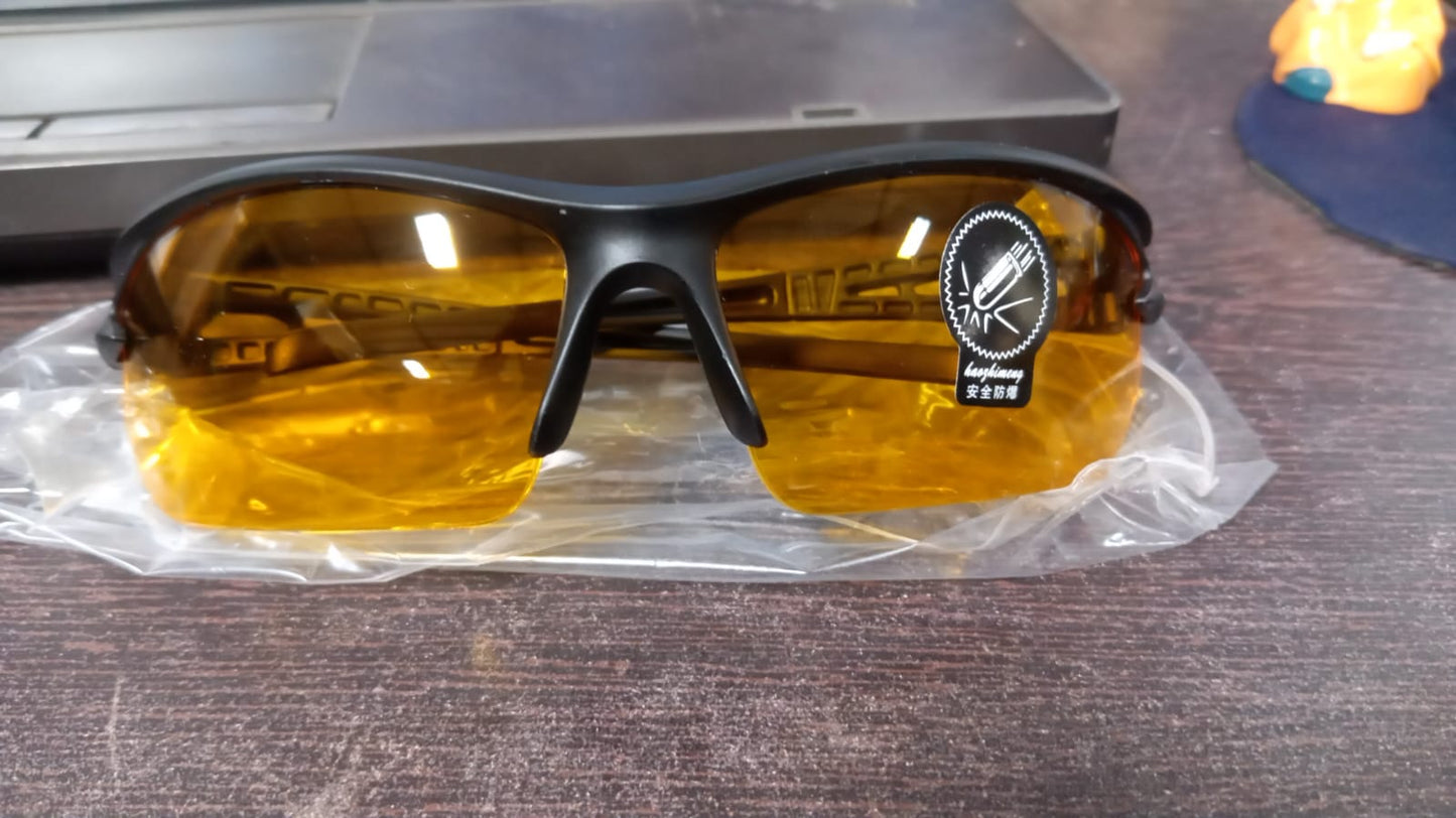 Night Driving Glasses With Anti Glare Scratch Resistant Coating Sunglasses (1 PC) - Springkart
