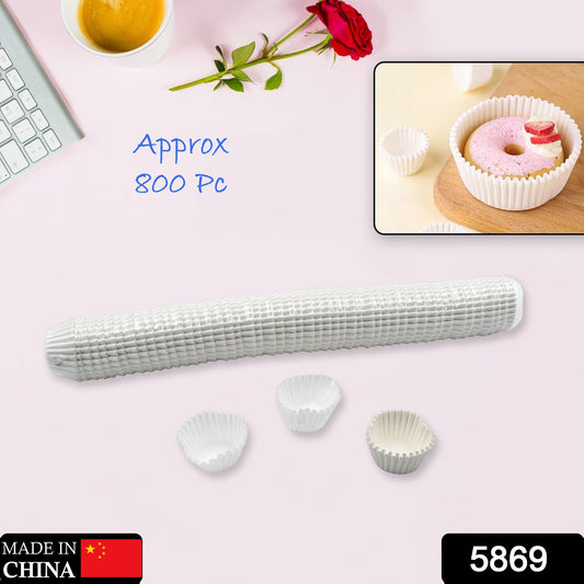 Muffin Cases Paper Mini Paper Cupcake Liners 1 inches Baking Cups Wrapper Muffin Paper Cups for Holiday, Baby Shower, Birthday Party, Weddings (Approx 800pc Set) - Springkart