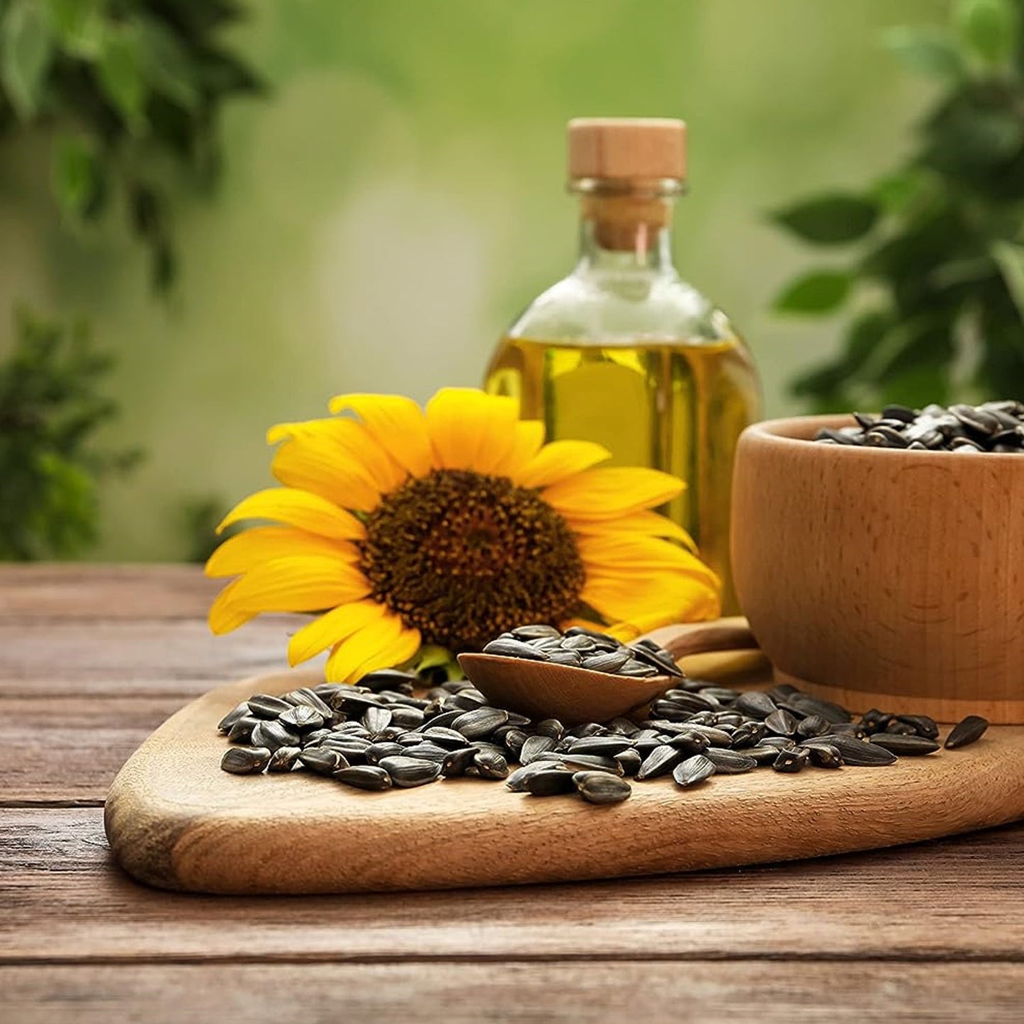 Vishwas Sunflower Oil Jar & Pouch | Refined Sunflower Oil 100% Natural and Pure Sunflower Cooking Oil - Springkart