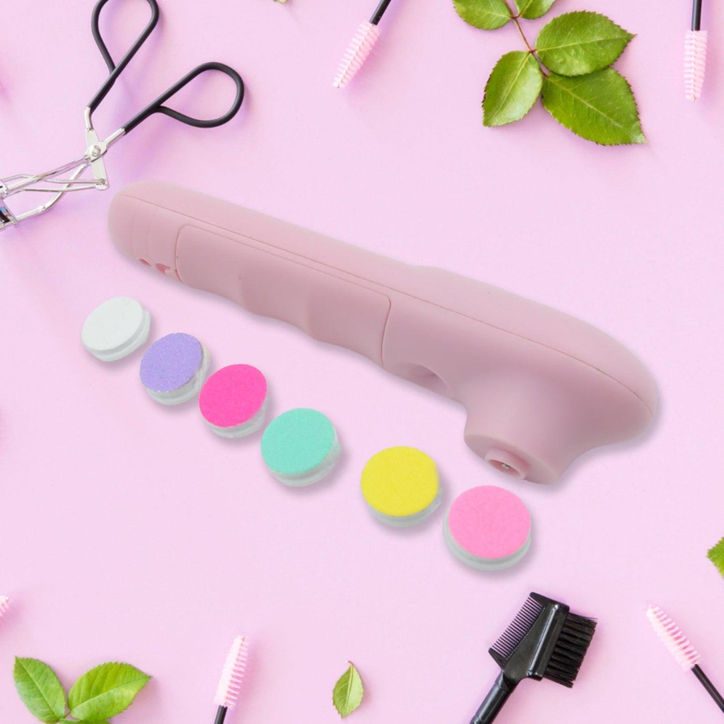 0350 6 In1 Electric Manicure Nail Sharpener For Babies And Children Baby Nail Cutter Manicure With 6 Grinding Heads Electric Baby Nail File Electric Nail Clipper Toddler Nail Scissors Dropshipping - Springkart