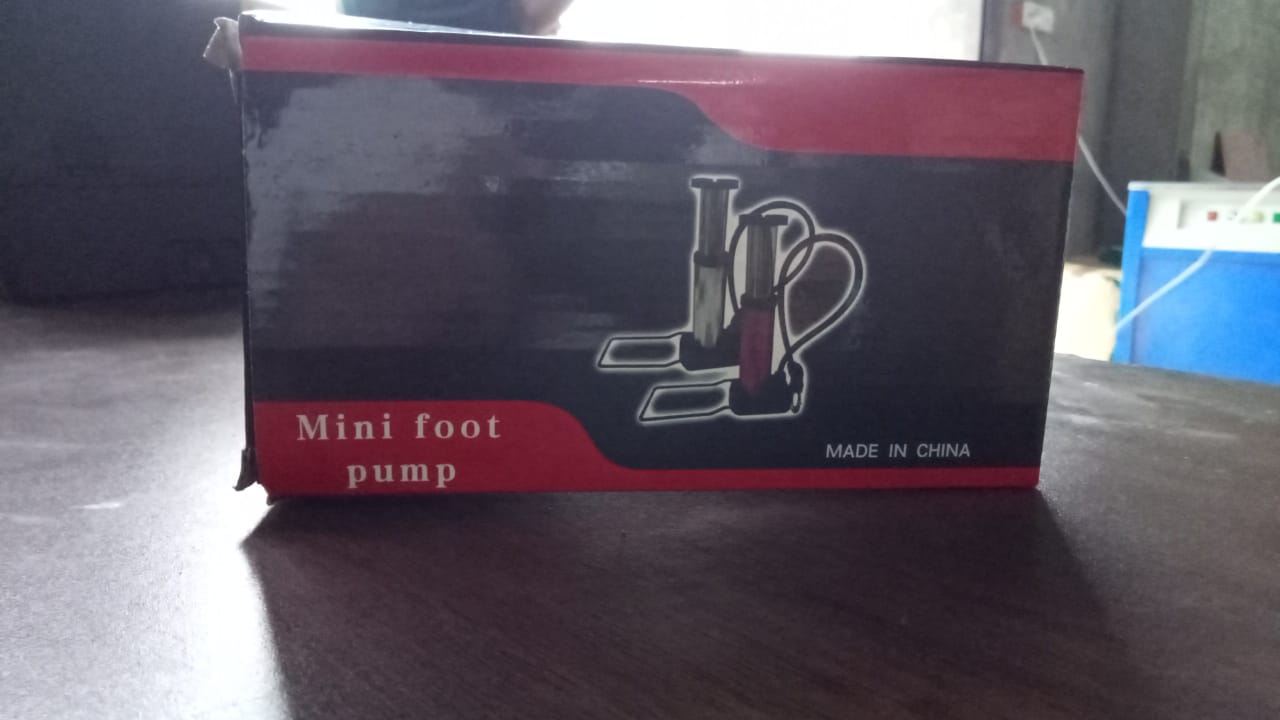 Portable Mini Foot Pump for Bicycle, Bike, and Car - Springkart