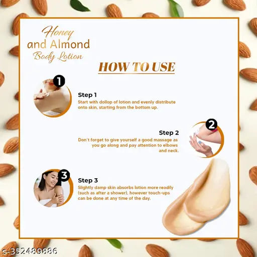 Vedikesh Aloevera Body Lotion and Almond Honey body lotion Combo - 2x200 ml