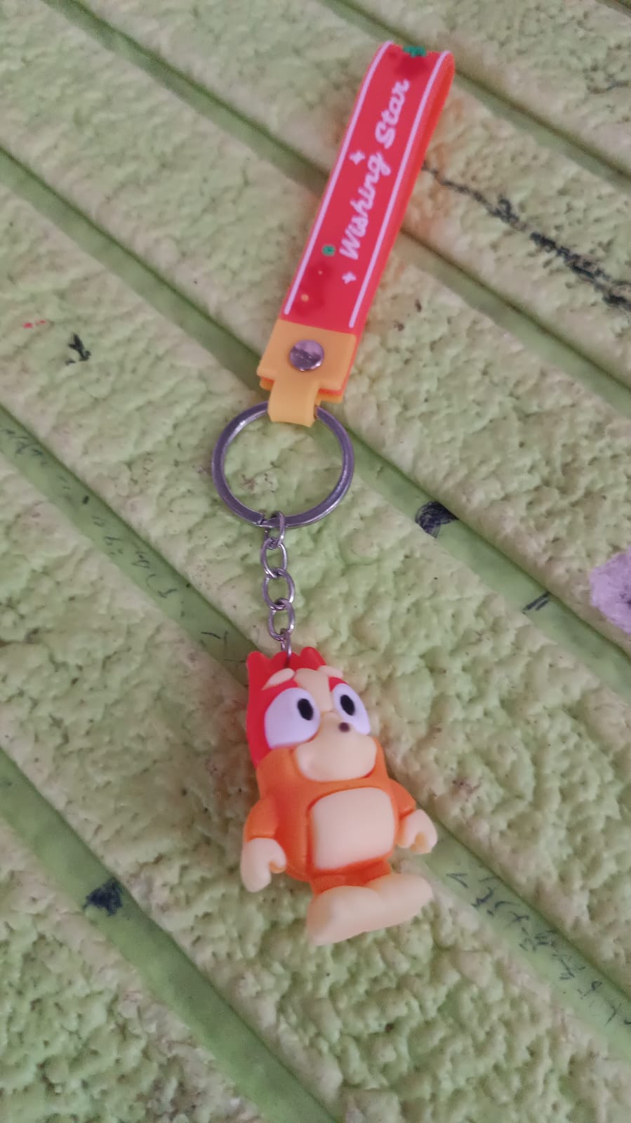 Cute Cartoon Silicone 3D Key Chain with Metal Hook & Strap (Pack of 1) - Springkart