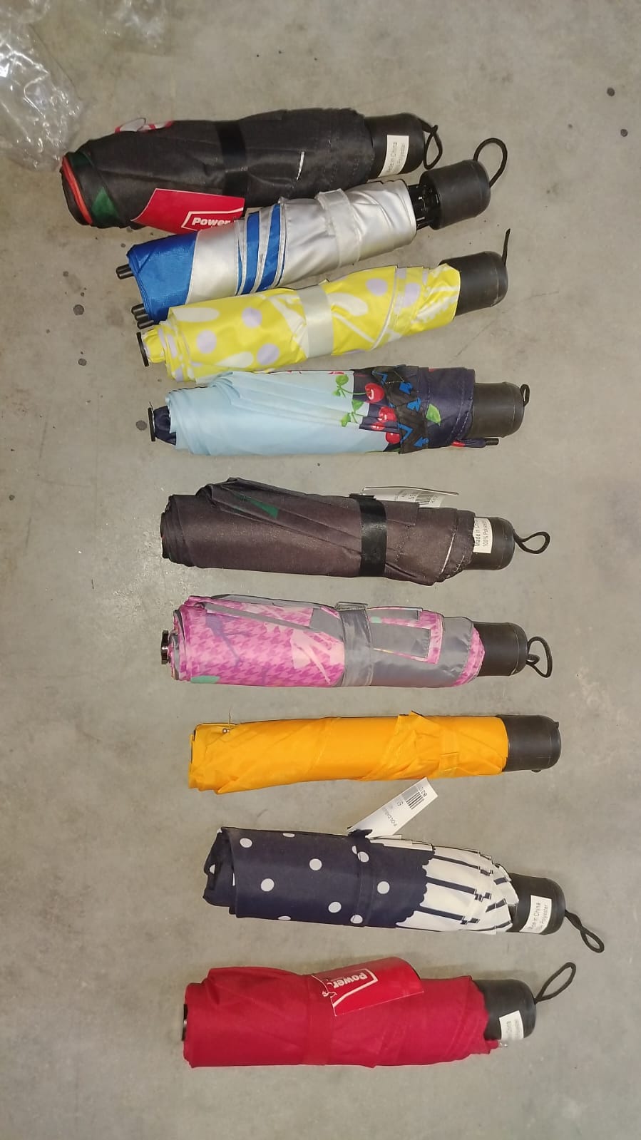 3-Fold Sun Protective Solid Foldable Umbrella (1 Pc / Mix Color & Design)) - Springkart