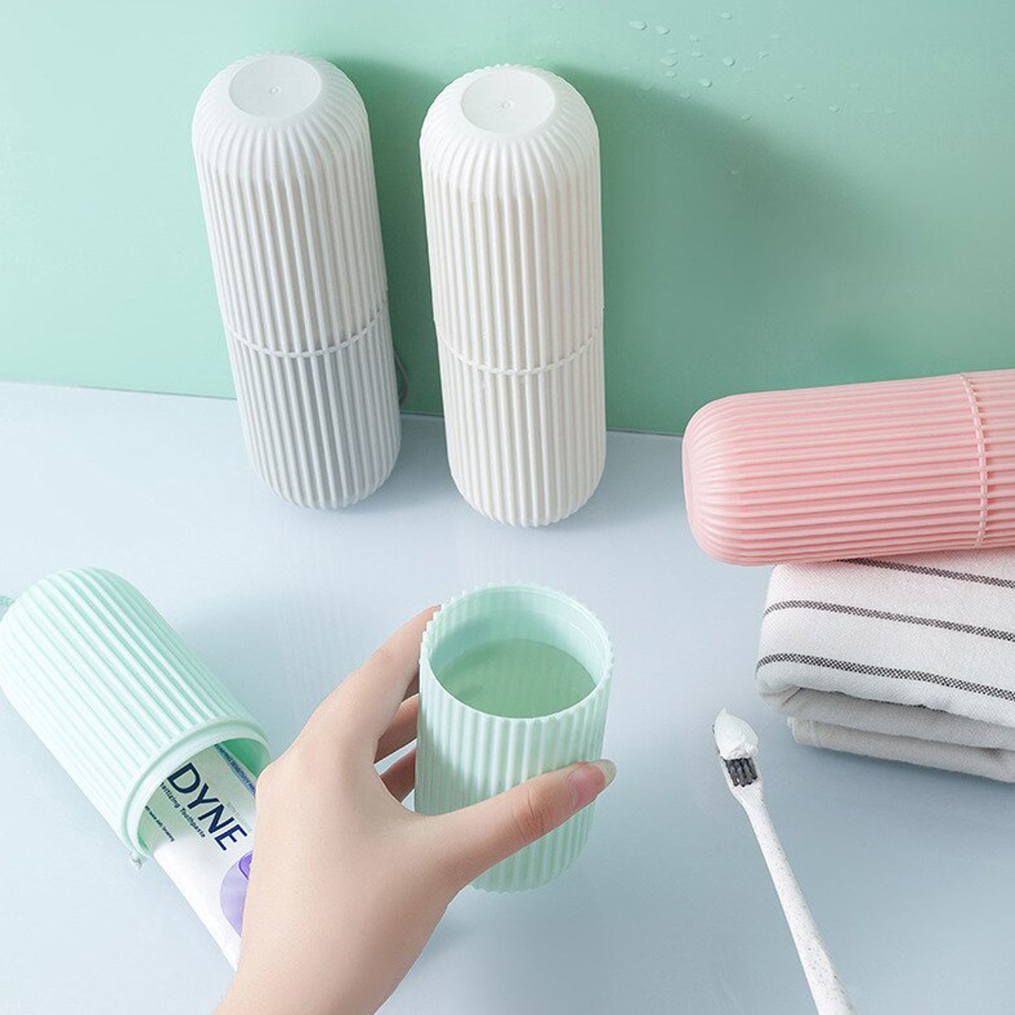 1361 Multipurpose Capsule Shape Portable Travel Storage Bottle - Springkart