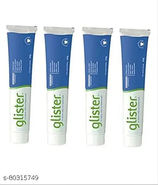 Breath Glister Multi Action Toothpaste (White, 190 g) - Pack of 4 - Springkart