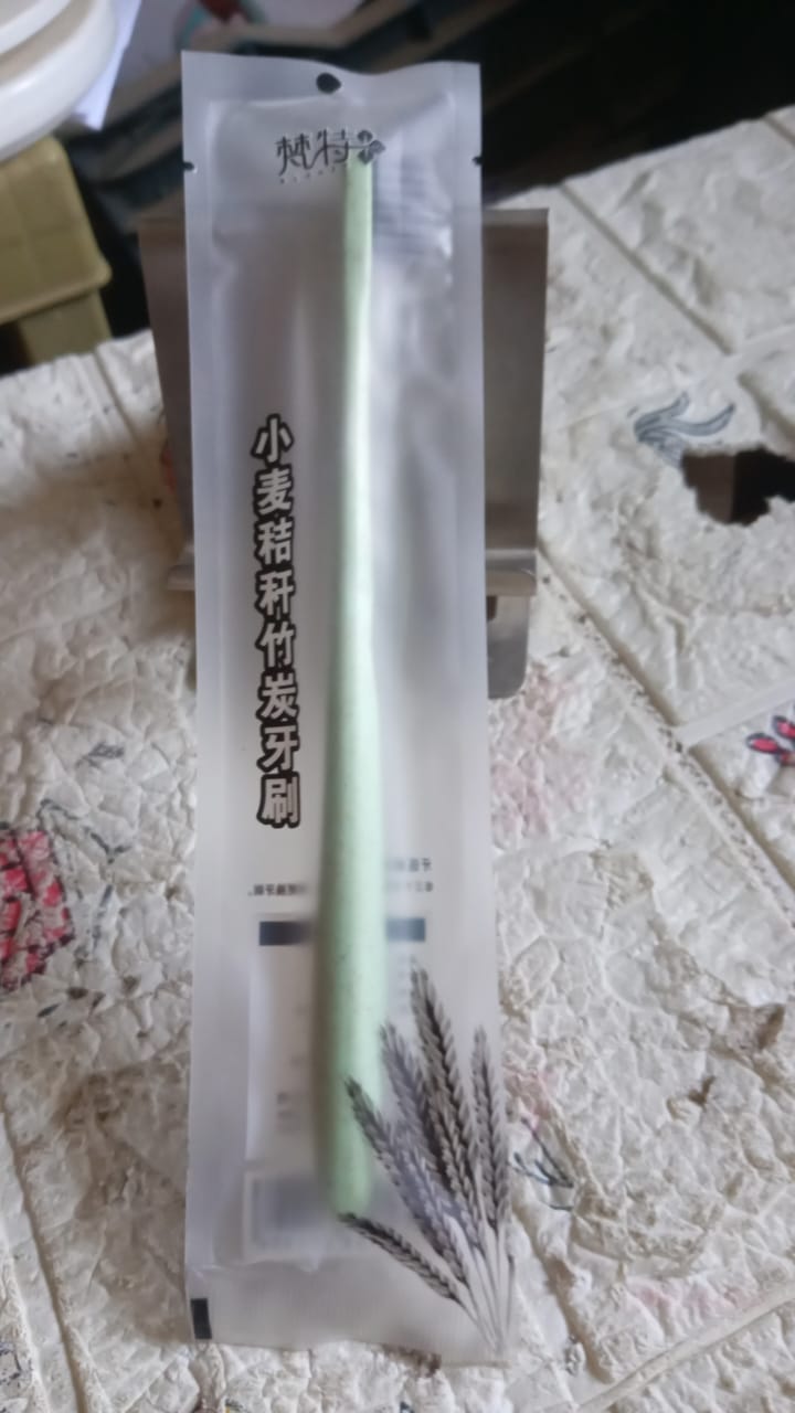 Wheat Straw Toothbrush Women Men Soft-bristle Toothbrush Oral Care Tooth Brush Manual Toothbrush for Deep Cleaning, Dental Care (1 Pc) - Springkart