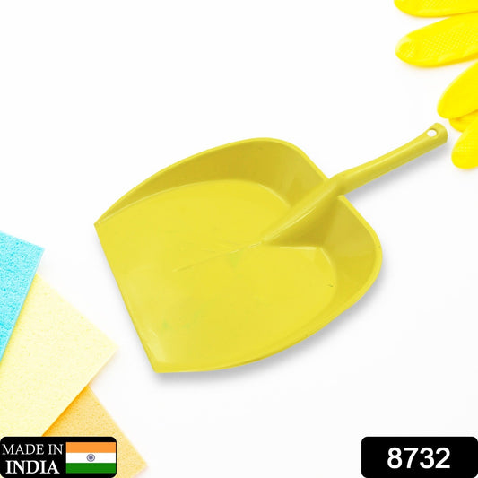 Dustpan with Long Handle, Dust Collection Dust Pan Tray for Kitchen, Home, Office, Bathroom Etc (1 Pc / Multicolor ) - Springkart