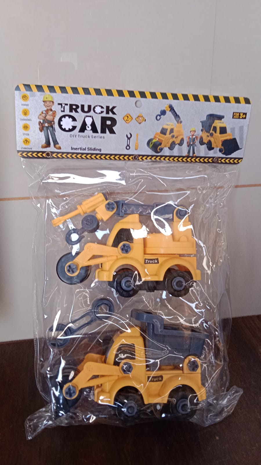 Engineering vehicles Nut Assembly Vehicle Toy, DIY Nut Assembly Vehicle Model Toy Highly Simulation Children Kids Car Model Toy Set (2 Pc Set) - Springkart