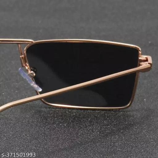 Sunglass Retro Small Metal Frame 100% UV Protection Ray MC Stan Black Metal Sunglasses Rectangular - Springkart