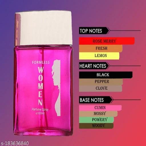 Formless Women 100ml Perfume For Women Girls Scent Deo Parfum for Gift - Springkart