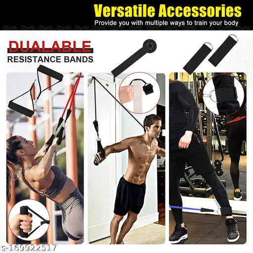 Resistance Bands,Exercise Bands-UZQIC Resistance Bands Set (11pcs) - Springkart
