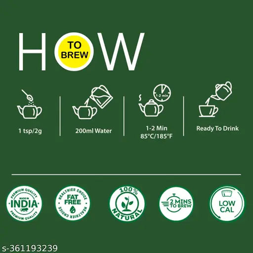 Tulsi Green Tea For Stress Relief Green Tea 100g+100g (Tin) - Springkart