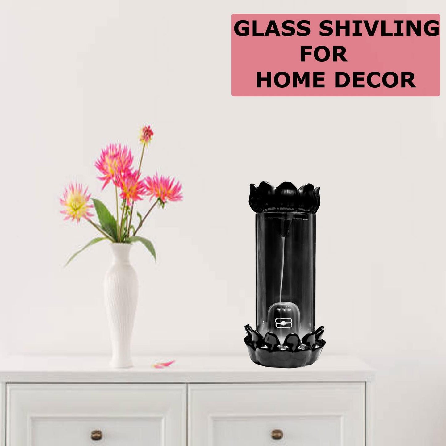 Shiva Linga Cylinder Glass - Springkart