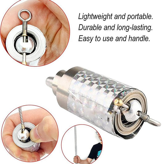 Magic Toy Metal High Elasticity Steel Silver Appearing Cane Magic Toy Magic Steel - Springkart