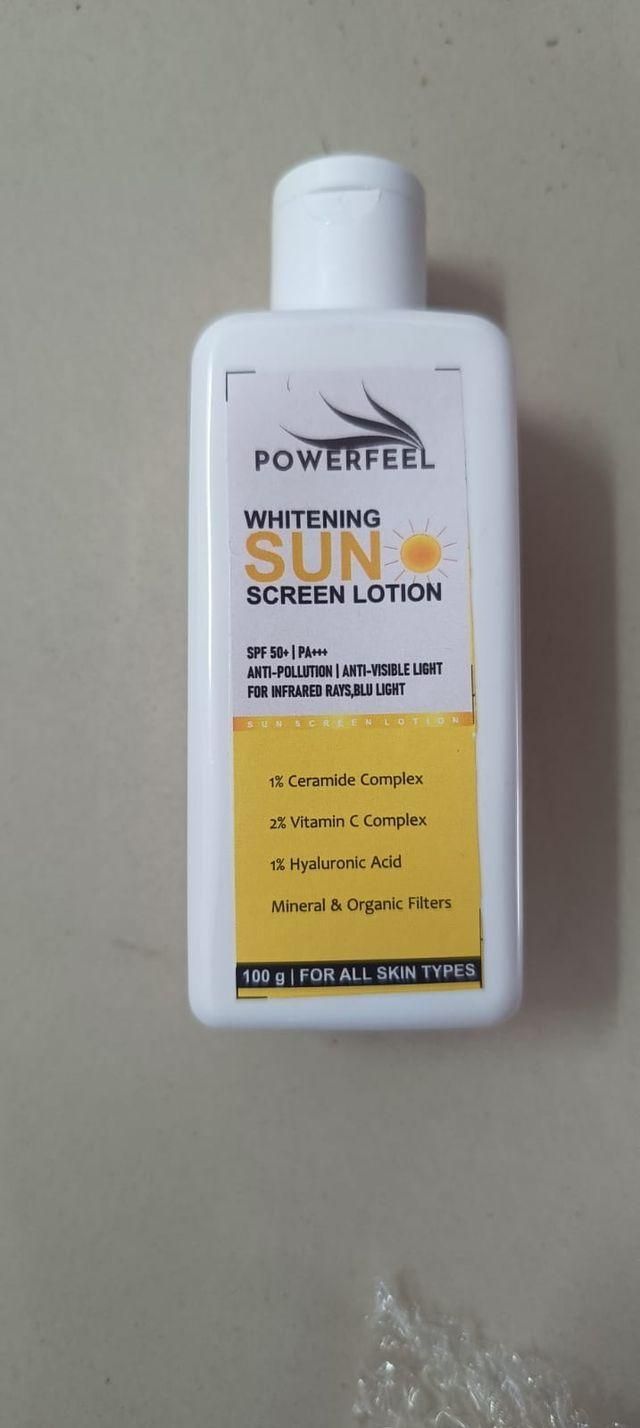 Whitening Sun Screen Lotion 100g - Springkart