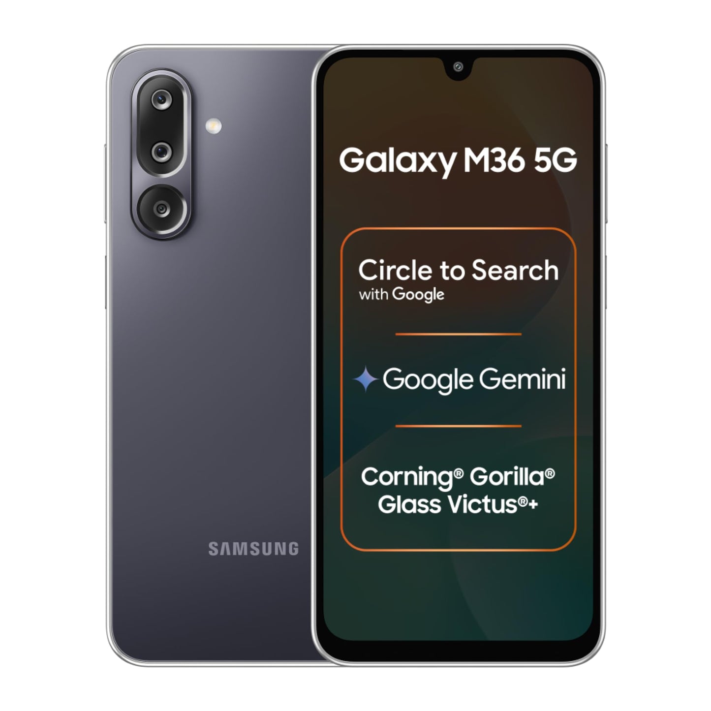 Samsung Galaxy M36 5G (Serene Green, 8 GB RAM, 128 GB Storage)| Circle to Search| Google Gemini| Corning Gorilla Glass Victus+| 7.7mm Slim| AI Enhanced 50 MP OIS Triple Camera| Unmatched Nightography