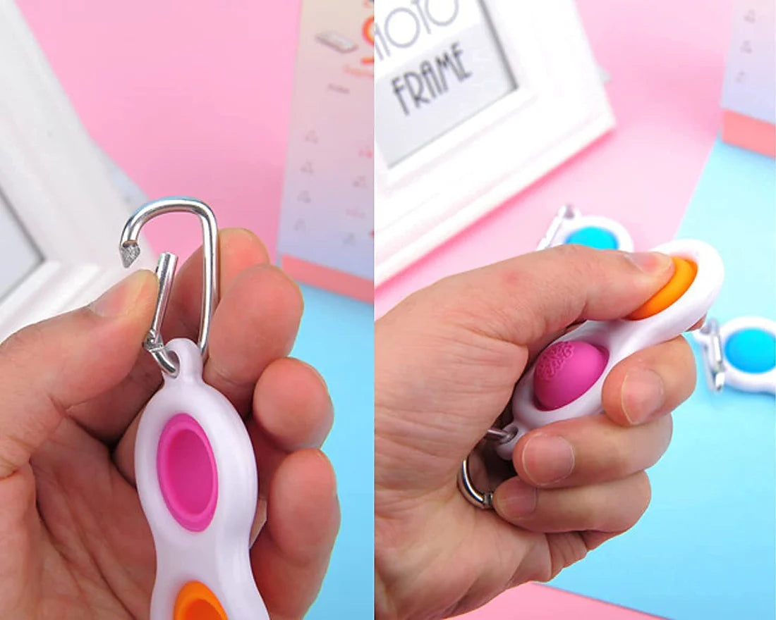 Pop It Fidget Toy Soft Silicone Push Pop Bubble for Car, Bike & Gifts for Kids & Adults