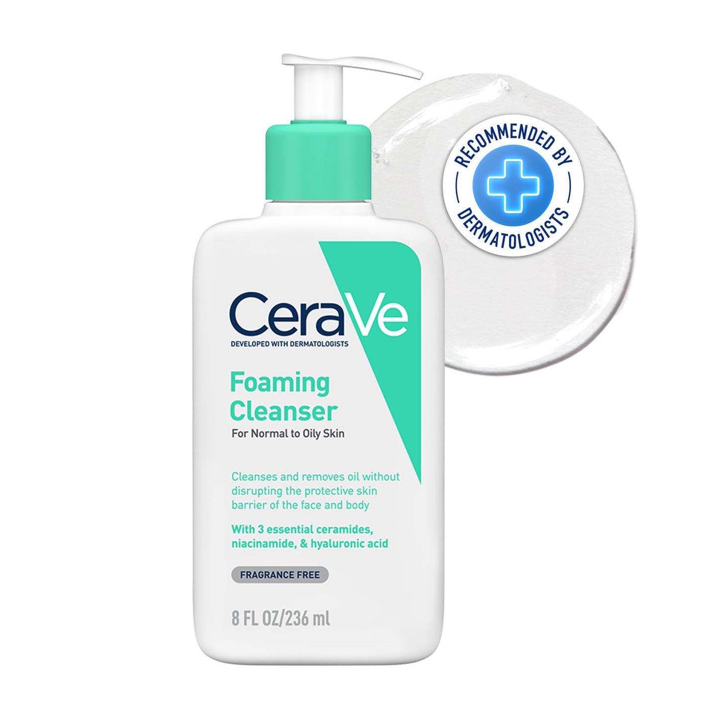 CeraVe Foaming Cleanser For Normal To Oily Skin