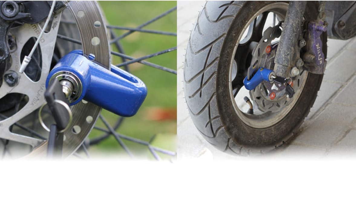 Wheel Padlock Disc Lock Security for Motorcycles Scooters Bikes - Springkart