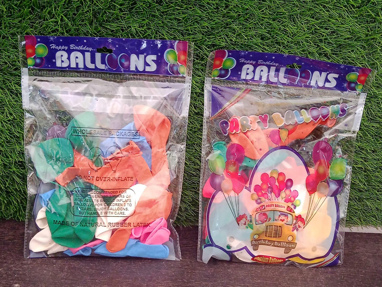 Multicolor Balloons Kinds of Latex Balloons for Birthday / Anniversary / Valentine's / Wedding / Engagement Party Decoration Birthday Decoration Items for Kids Multicolor (24 Pcs Set) - Springkart