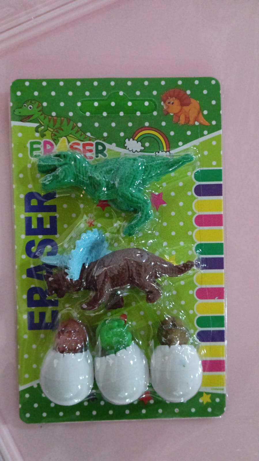 Dinosaur Shaped Erasers & Egg shape Eraser for Kids, Dinosaur Erasers Puzzle 3D Eraser, Mini Eraser Dinosaur Toys, Desk Pets for Students Classroom Prizes Class Rewards Party Favors (5 Pcs Set) - Springkart