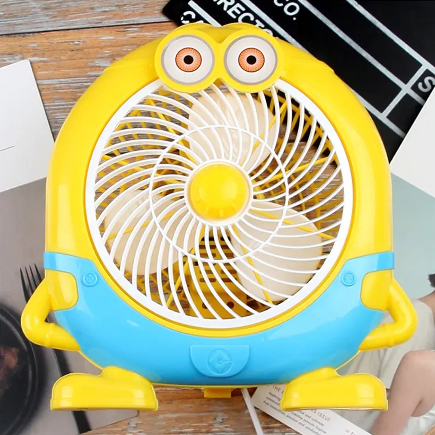plastic cute mini electric usb fan desk fan for children ( Battery Not Include) - Springkart