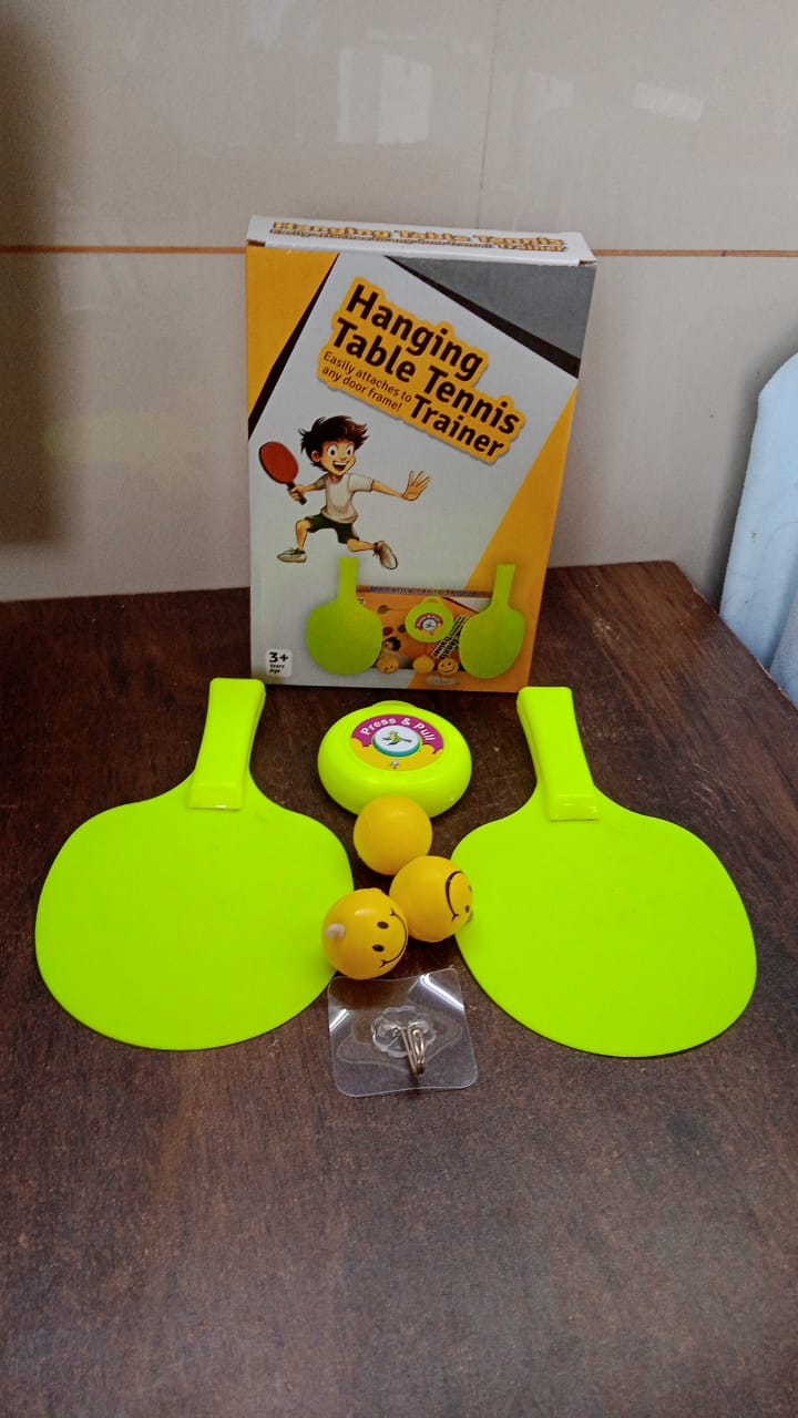 Portable Indoor Hanging Table Tennis with Three Ball, Table Tennis Self Training Set - Springkart
