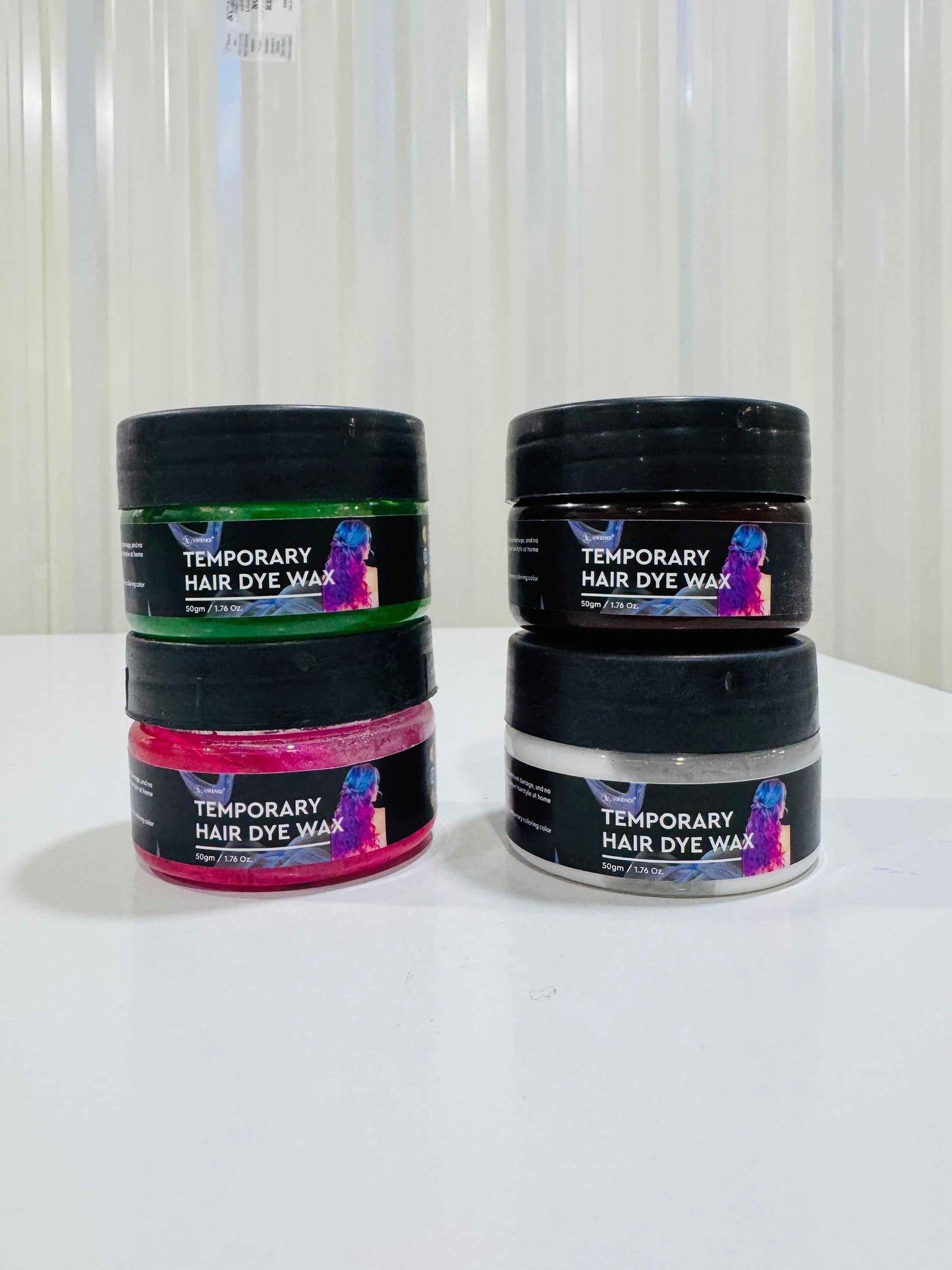 Temporary Hair Coloring Wax 120g (Pack of 4) - Springkart
